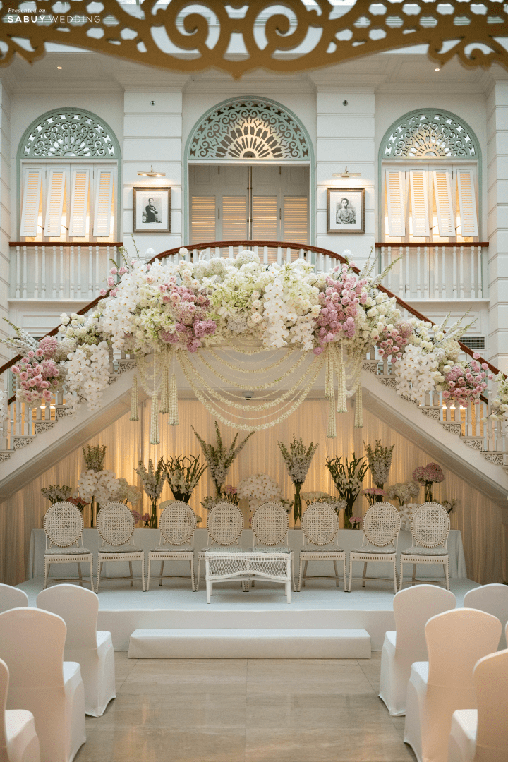Mandarin Oriental, Bangkok - รีวิวงานแต่ง Classic Elegant ฟีลเจ้าหญิง สวยละมุนด้วยดีเทลดอกพีโอนี่ @ Mandarin Oriental, Bangkok - รูปที่ 4