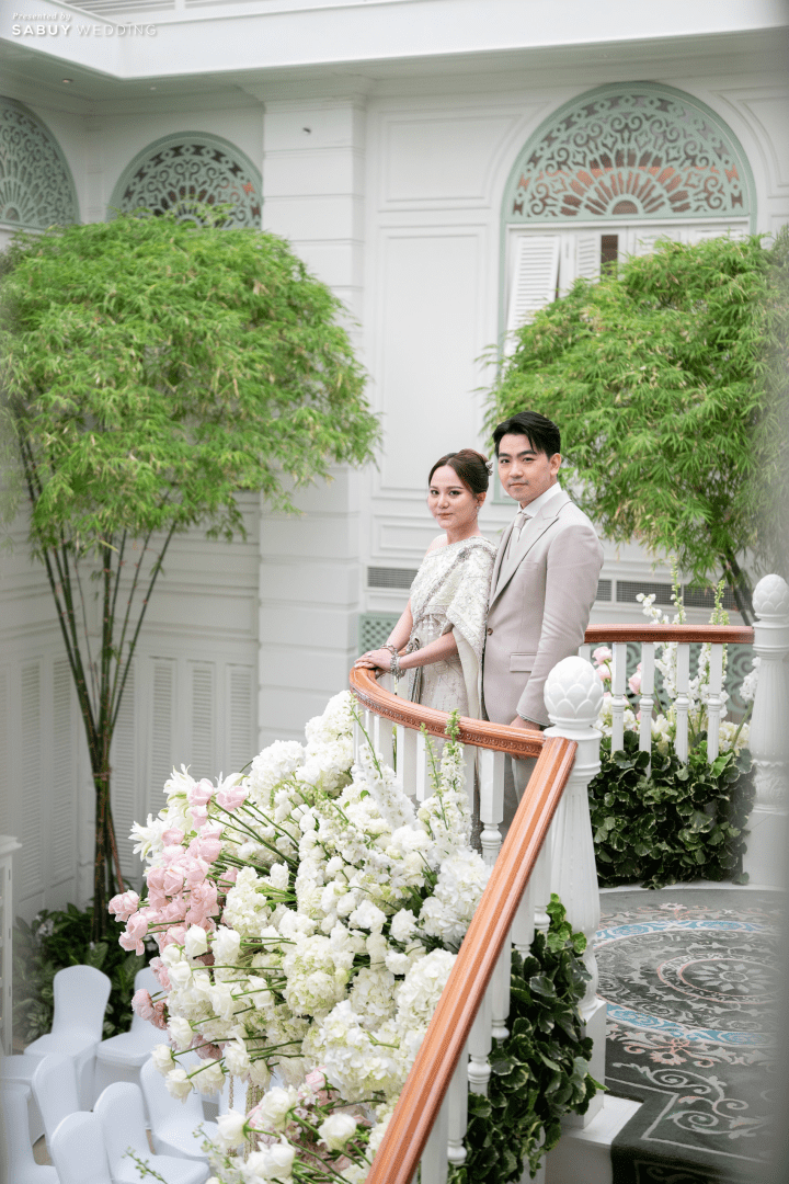 Mandarin Oriental, Bangkok - รีวิวงานแต่ง Classic Elegant ฟีลเจ้าหญิง สวยละมุนด้วยดีเทลดอกพีโอนี่ @ Mandarin Oriental, Bangkok - รูปที่ 9