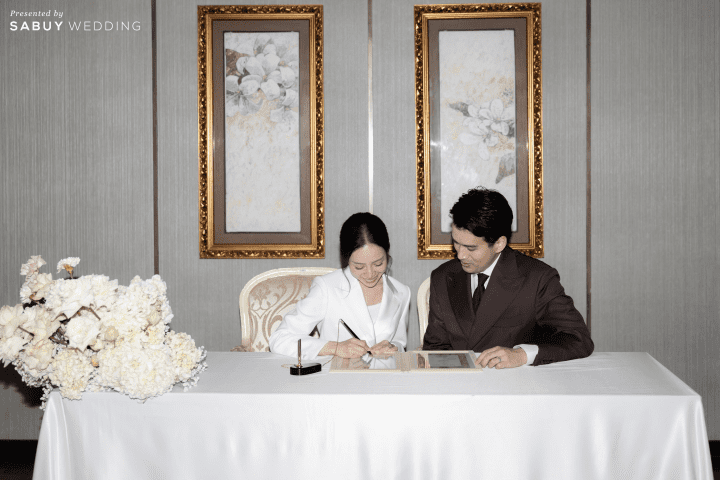 รีวิวงานแต่งธีมสีขาวออฟไวท์ สวย Glam ไม่แย่งซีนบ่าวสาว By PaR Wedding Planner - รูปที่ 12
