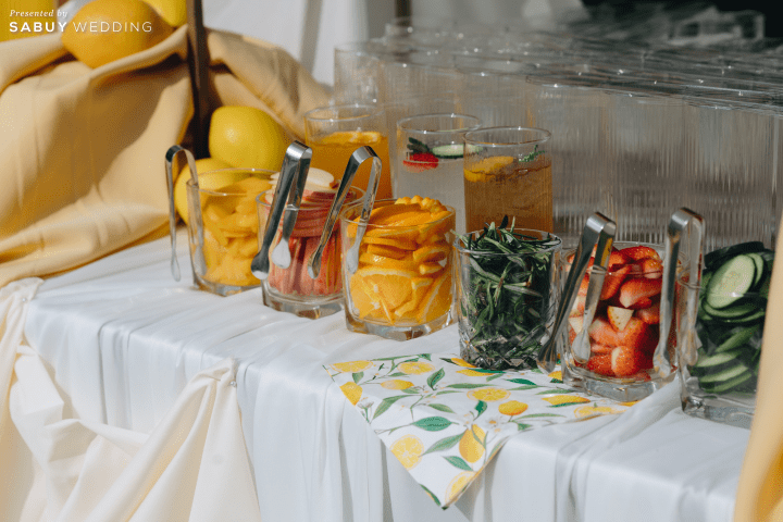 AUBE - รีวิวงานแต่งธีม Lemon สดใส กับงาน Customized ฉบับตามใจบ่าวสาว @ AUBE - รูปที่ 13
