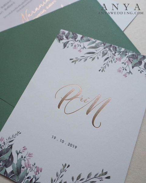 Anya Wedding invitation & Favor