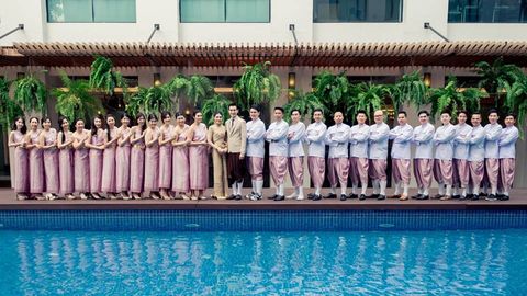 หญิงเอม ชุดไทย ชุดเพื่อนเจ้าสาว